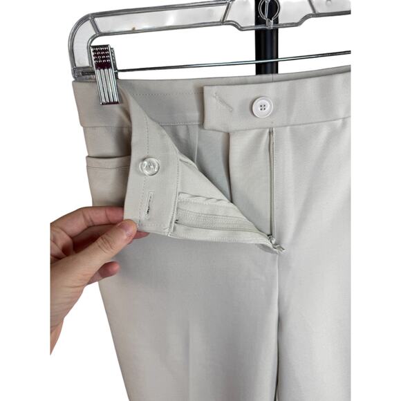 Tailored by Susan Graver Smart Ponte Slim Leg Trouser Pale Stone X-Small NWOT - Picture 11 of 12
